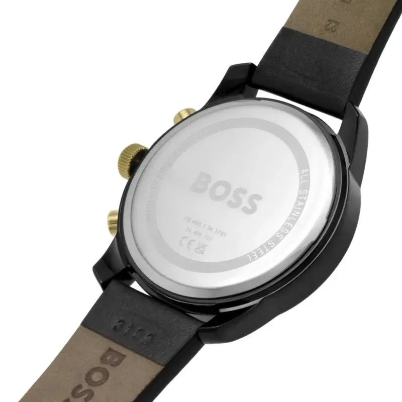 Hugo Boss Trace Chronograph Black Men’s Watch- 1514003